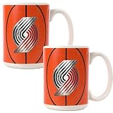 Portland Trailblazers 2 Piece Gameball Coffee Mug Set