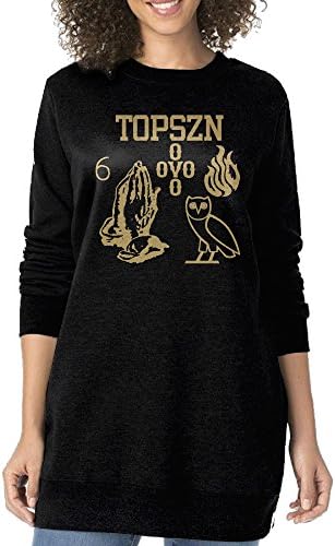 Womens Topszn Ovoxo Drake Owl Long Sweatshirt Hoodie