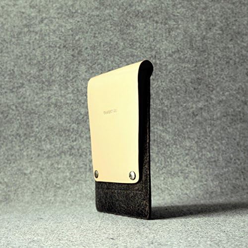 Charbonize Genuine Leather and Wool Felt sleeve case for Apple iPad Mini (Charcoal Khaki)