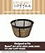 Think Crucial Replacement Coffee Filter - Compatible with 18oz Bunn Coffee Makers Part # C60666 – Fits Most Bunn BX, BTX, GRX, NHB, NHS, ST, HG & H Models - Permanent Coffee Filters - 1 Pack
