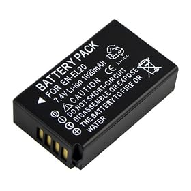 EN-EL20 Battery Pack 1020mAh Li-on for Nikon J1 Digital Camera CE Certificated