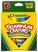 BINNEY & SMITH Triangular Crayons, Wax, Assorted, 16 Per Box