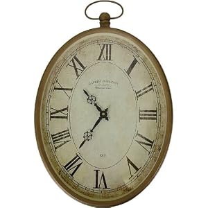Pocket Watch Style Old World Design Wall Clock