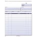 Adams Invoice Unit Set, 8.5 x 11.44 Inch, 2-Part, Carbonless, 50-Pack, White and Canary (NC2812-50)