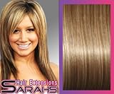 15 Inch Brown Blonde 12613 Full Head Clip In Human Hair Extensions High Quality Remy Hair