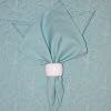 Seafoam Green Scallop Hem Cloth Napkin