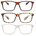 Newbee Fashion - Casual Simple Squared Durable Frames Designer Inspired Clear Eye Glasses