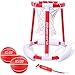 GoSports Splash Hoop 360 Floating Pool Basketball Game | Includes Water Basketball Hoop, 2 Balls and Pump