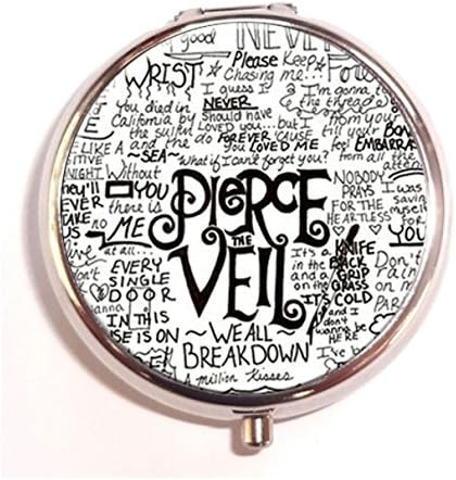 Pierce the Veil Personalized Diy Pill Case Medicine Box Springs Home Decor Silver Metal Box Handmade by KK King
