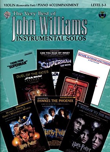 The Very Best of John Williams for Strings: Violin (with Piano Acc.), Book & Online Audio/Software