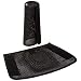 Ansell CPP 59-801 Cane Mesh Double Thickness Sleeve, 7" Length, Black (Pack of 12 Pair)