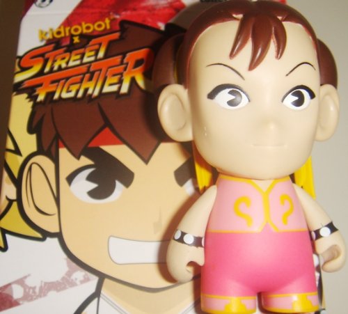 Kidrobot Street Fighter Chun Li Collectible Mini Figure Pink