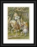 WHITE KNIGHT/COLOUR - Official Framed Print 16x12 (40x30cm) by Mary Evans