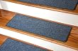 Carpet Stair Treads 23" x 8" - Aquamarine - Set of 13 - Double-Sided Tape Included