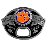 Clemson Tigers Bottle Opener Belt Buckle - NCAA College Athletics - Fan Shop Sports Team Merchandise