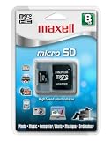 Maxell 8 GB Micro SDHC Flash Memory Card with Adapter 502002