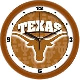 Texas Longhorns Suntime 12 Dimension Glass Crystal Wall Clock - NCAA College Athletics