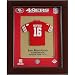 Joe Montana #16 San Francisco 49ers NFL Limited Edition Rookie Year Original Mini Jersey Framed 13x16