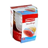 UPC 071691394532 product image for Rubbermaid TakeAlongs Twist and Seal Food Storage Containers, Set of 3, 2-cup, C | upcitemdb.com