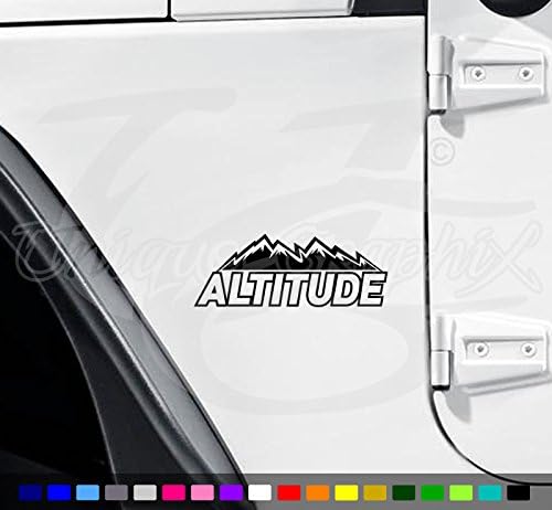 Jeep Wrangler Altitude Fender Decals 1 Pair