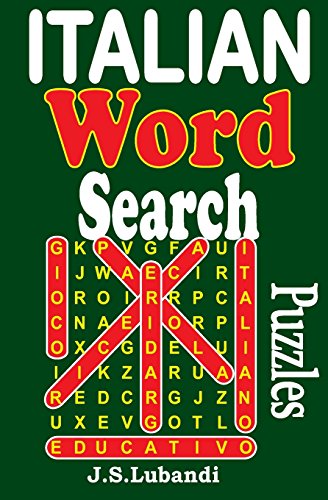 italian word search puzzles volume 1 italian edition