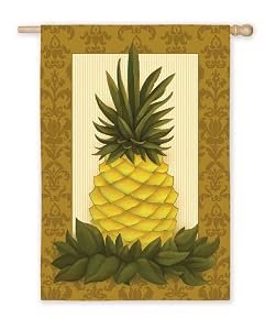 Pineapple Silk Reflections Regular Size Flag