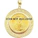 14K Gold Bezel Pendant for 1oz American Eagle Coin New 14K Gold Bezel Pendant for 1oz American Eagle Coin New