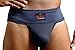 Yogi Sports S&C Gym Athletic Cotton Supporter Back Covered with Cup Pocket for Mens (Backcovered Navy Blue, 93-98 cms)