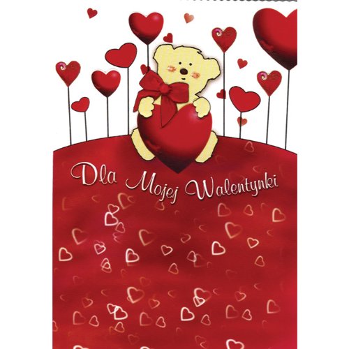St. Valentines Day Hearts Card