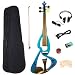 Barcelona Beginner Series Electric Violin with Hardshell Case and Accessories - Blue