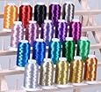 New ThreadNanny 20 METALLIC CONES EMBROIDERY THREADS FOR COMPUTERIZED MACHINES