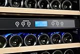 Kalamera 117 Bottle Compressor Wine Cooler Dual Zone with Touch Control