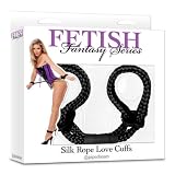 Fetish Fantasy Ff Silk Rope Love Cuffs Black