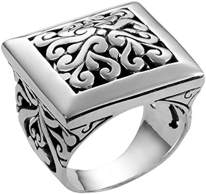 Artisanica Sterling Silver Handcrafted Bali Art Ring