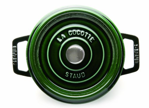 Staub 6.25 Quart Round Cocotte, Basil