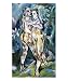 Couple d'Amants Styles Art Poster Print by Oskar Kokoschka, 20x24