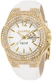 Haurex Italy Women039s 8Y340DWY Yacht Crystal Case Watch on sale