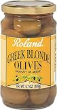 Review Roland  / Roland Greek Blonde Olives, 6.7-Ounce Dry Weight Packages (Pack of 6)