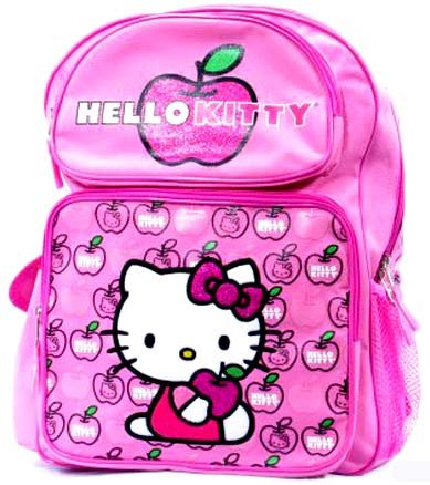 Hello Kitty Apple Large 16″ Backpack