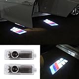 LUMAND&reg; New Pack of 2 LED Car Door Courtesy Laser Projector Logo Ghost Shadow Light for BMW 3 5 6 7 Series With/m Logo