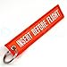Insert Before Flight Keychain - Neon Orange/White 1pc - by Rotary13B1