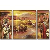 Schipper 9260 438 - Malen nach Zahlen, Afrika am Kilimandscharo, 50x80 cm title=