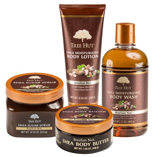 Tree Hut Shea Moisturizing Body Lotion, Brazilian Nut, 9 Ounce (Pack of