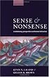 Sense and Nonsense: Evolutionary Perspectives on Human Behaviour