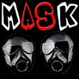 2 Paintball Airsoft Tactical Gear Clear Face Mask