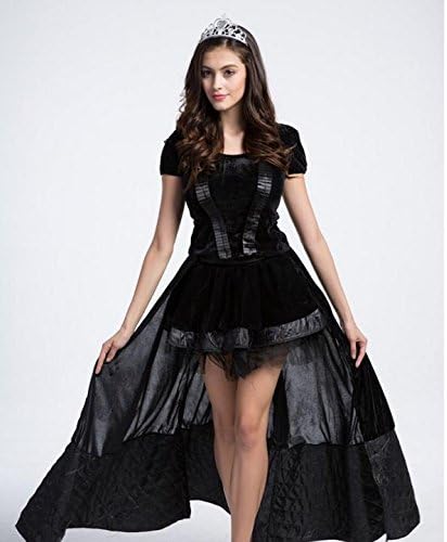 CXYY Woman in the fairy tale witch role play clothing. Game uniforms temptations. Queen of Halloween outfit. cosplay , black
