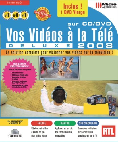 Vos Videos a la Tele sur CD/DVD Deluxe 2008