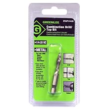 Greenlee DTAP1/4-20 Combination Drill and Tap Bit, 1/4-20NC