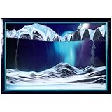 Rainbow Vision Sand Picture By Klaus Bosch -- Small size "Aurora Borealis"