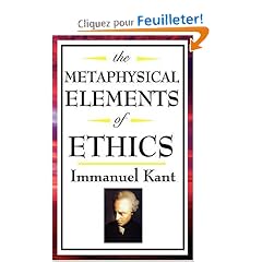 The Metaphysical Elements of Ethics